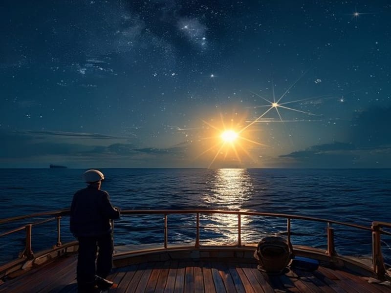 Navegação sem GPS: como usar o sol e as estrelas no mar