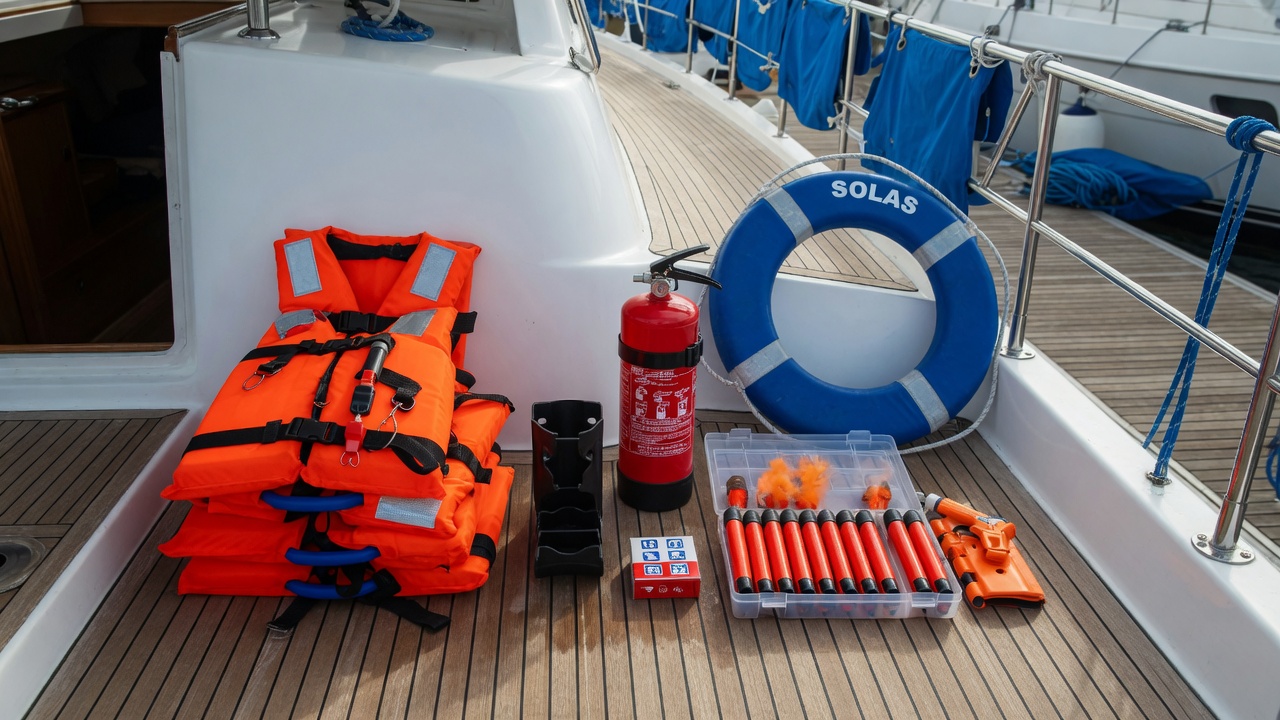 Equipamentos obrigatórios em iates
