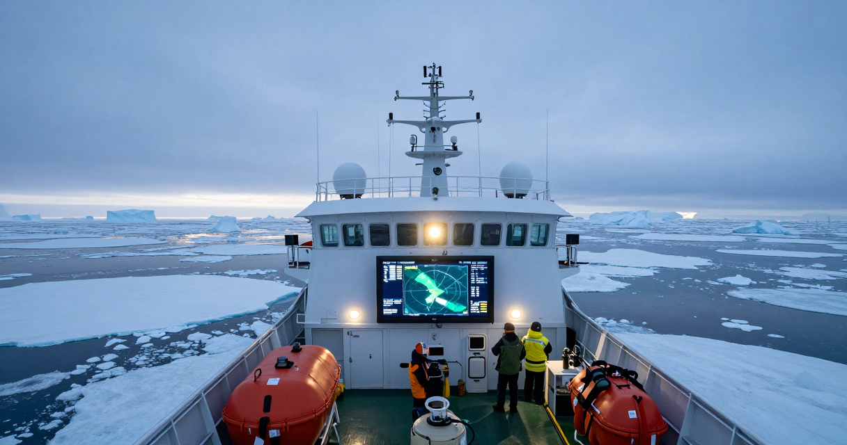 Navegação em mares frios