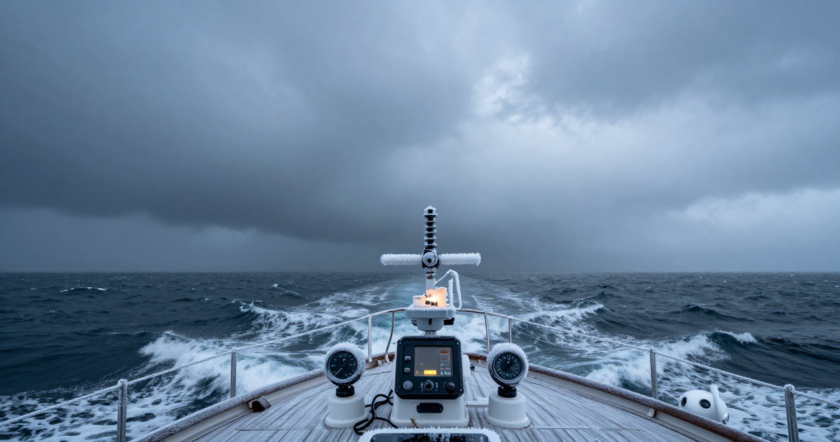 Navegação em mares frios — Previsão e monitoramento meteorológico